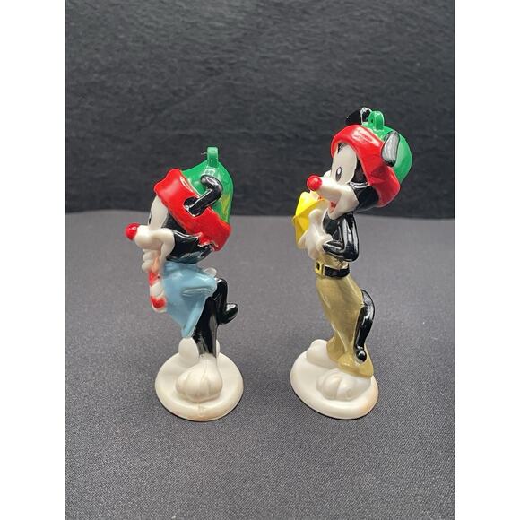 Vintage 1997 Warner Bros Animaniacs Yakko & Dot Christmas Ornaments. Set of Two. - Picture 4 of 7